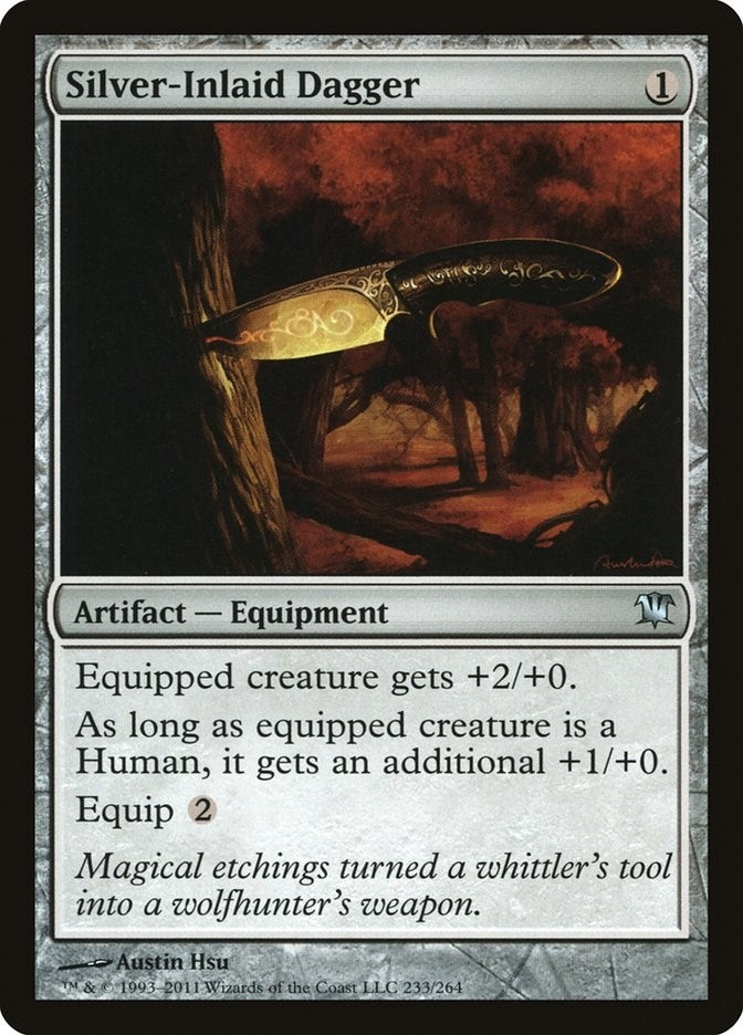 Silver Inlaid Dagger (233) [ISD]