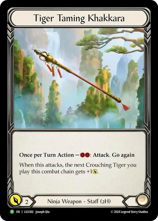 Image for Tiger Taming Khakkara - LGS302 [Flesh and Blood: Promo Cards]
