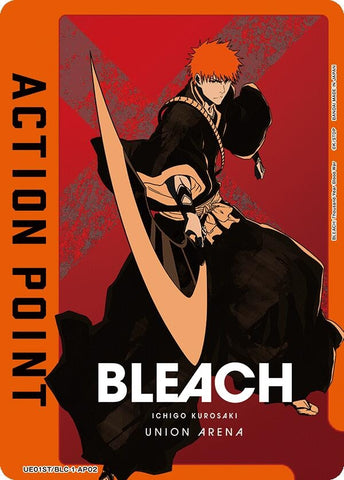 Action Point Card AP02 Ichigo Kurosaki (UE01ST/BLC-1-AP02) [UE01ST]