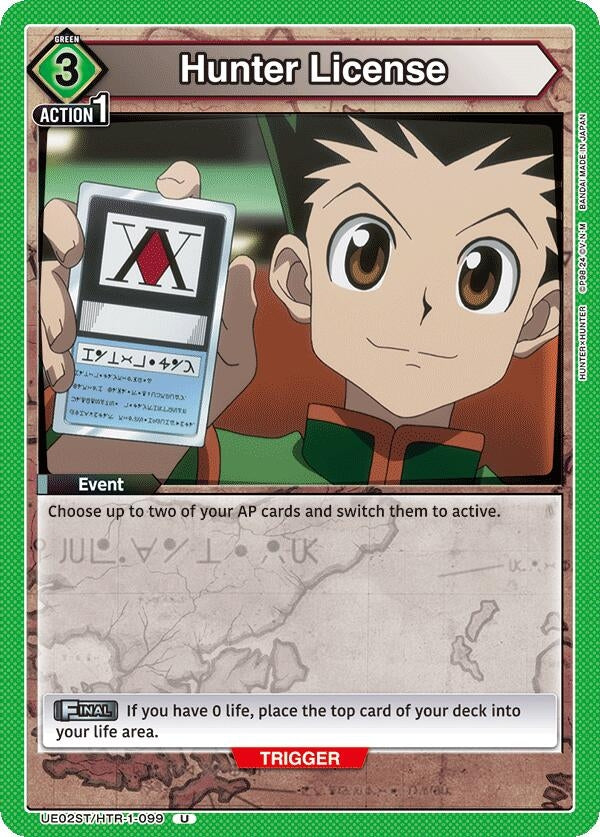 Hunter License (UE02ST/HTR-1-099) [UE02ST]