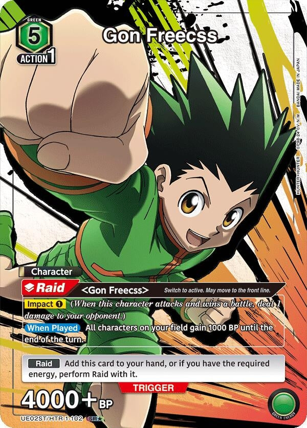 Gon Freecss 102 SR (UE02ST/HTR-1-102) [UE02ST]