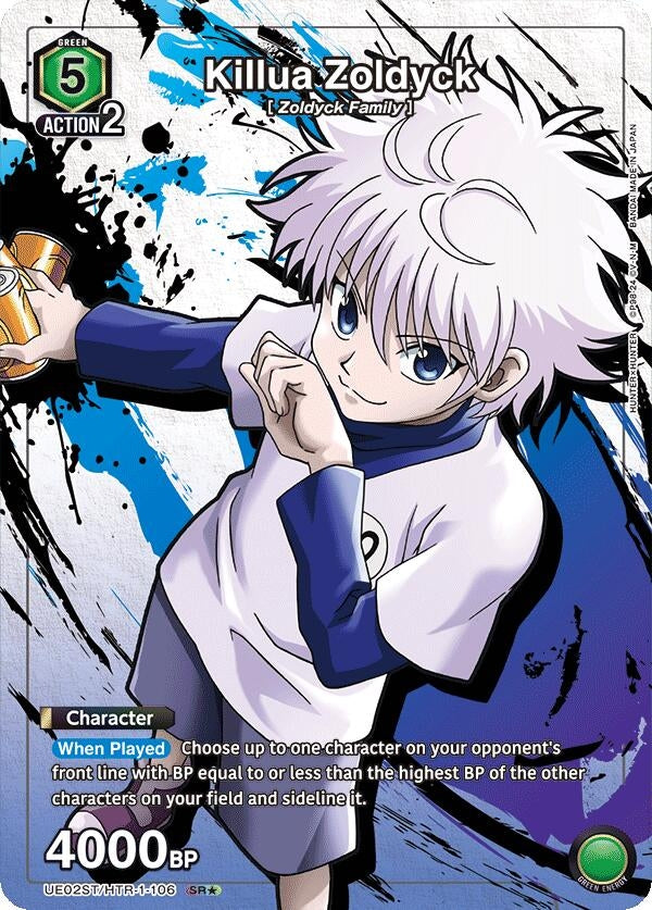 Killua Zoldyck 106 SR (UE02ST/HTR-1-106) [UE02ST]