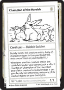 Champion of the Hareish [MB2PC]