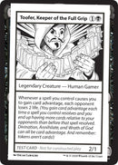 Toofer Keeper of the Full Grip [MB2PC]