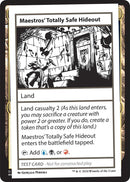 Maestros Totally Safe Hideout [MB2PC]