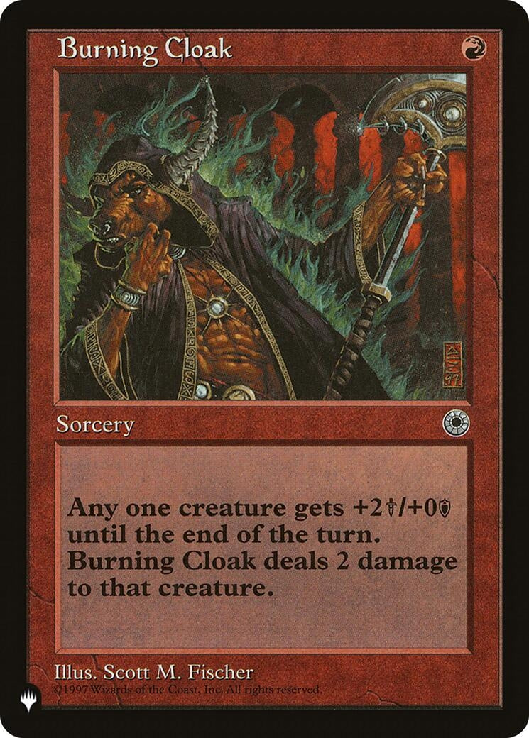 Burning Cloak [LIST]