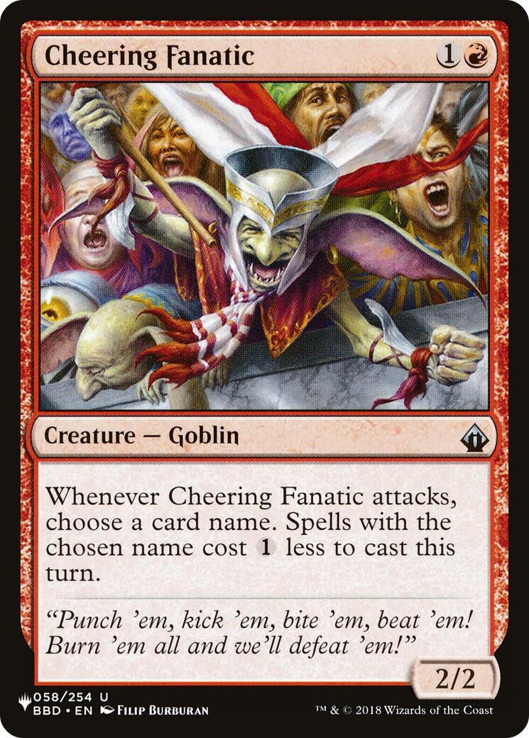 Cheering Fanatic (58) [LIST]