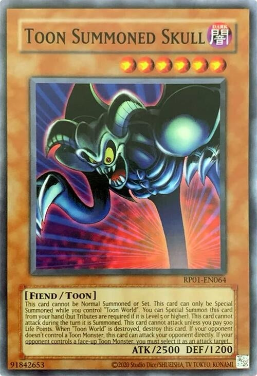 Image for Toon Summoned Skull [Retro Pack (2020 Date Reprint)]