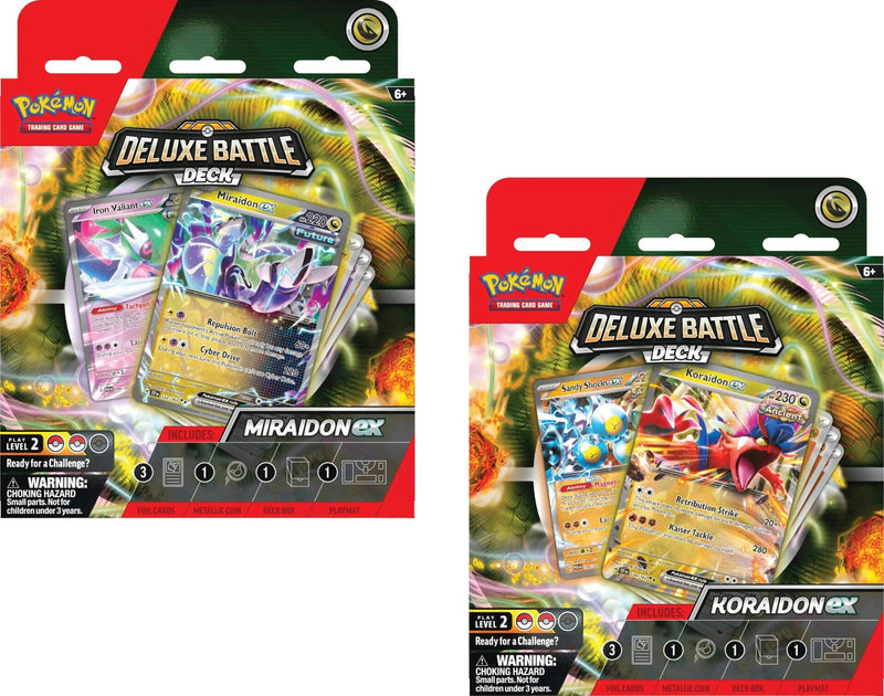Image for Deluxe Battle Deck: Miraidon ex/Koraidon ex  [Set of 2] - Pokemon