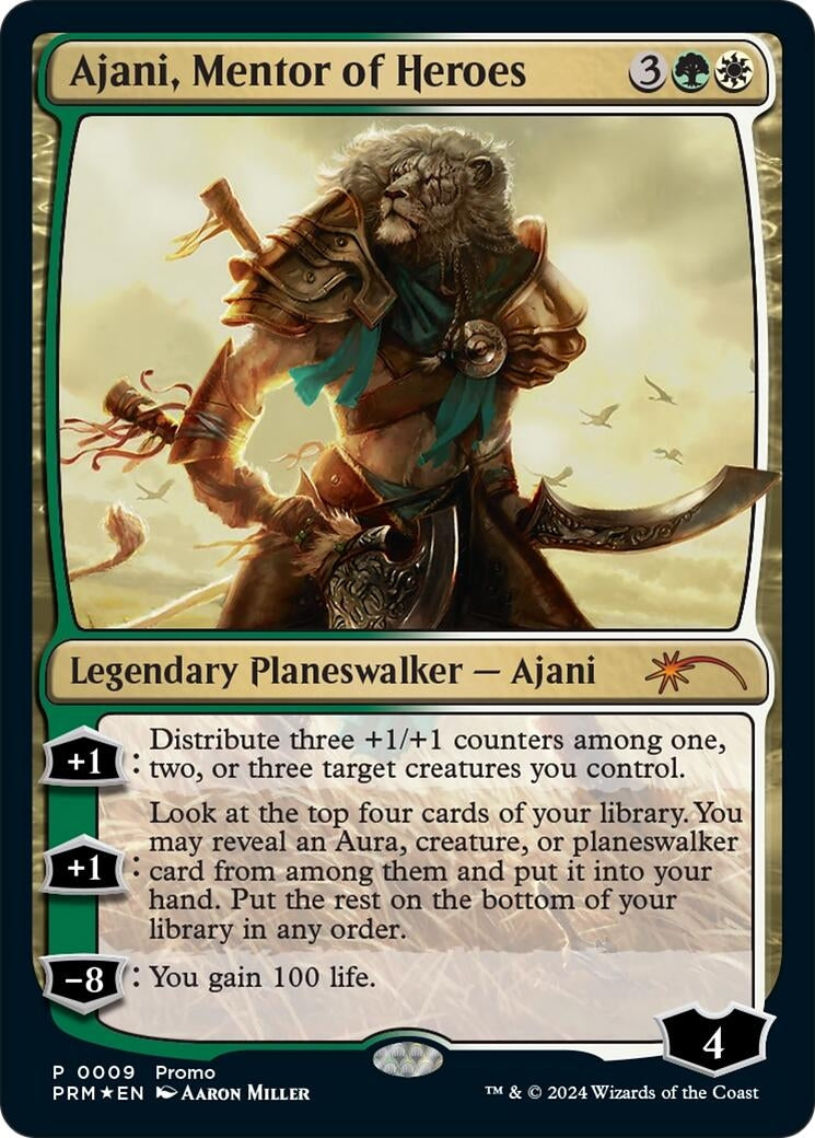 Ajani Mentor of Heroes Deluxe Commander Kit (9) [UMP]