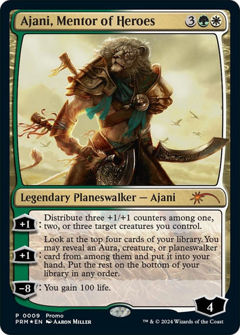 Ajani Mentor of Heroes Deluxe Commander Kit (9) [UMP]