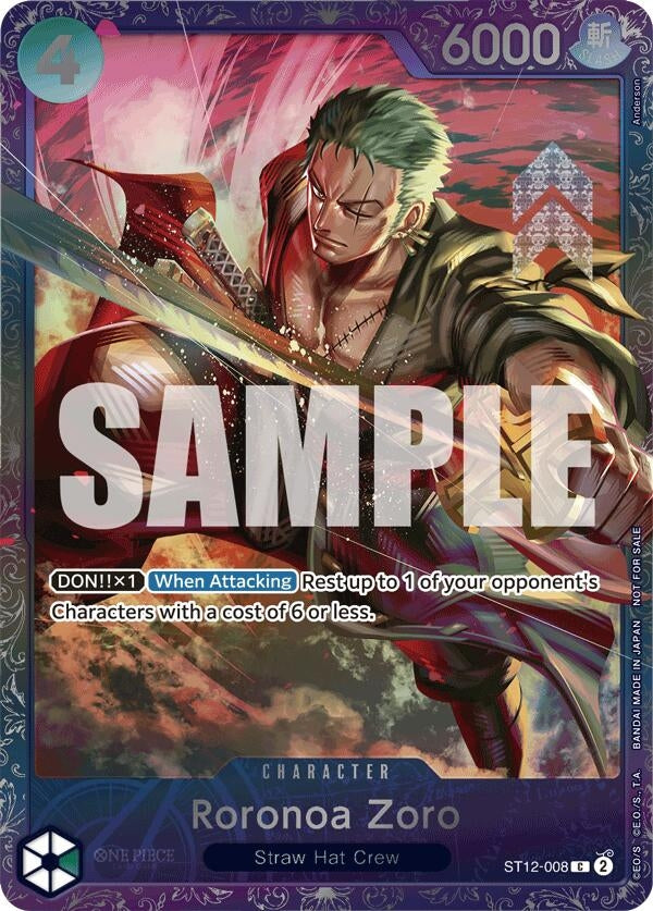 Roronoa Zoro Treasure Cup 2024 (ST12-008) [OP-PR]
