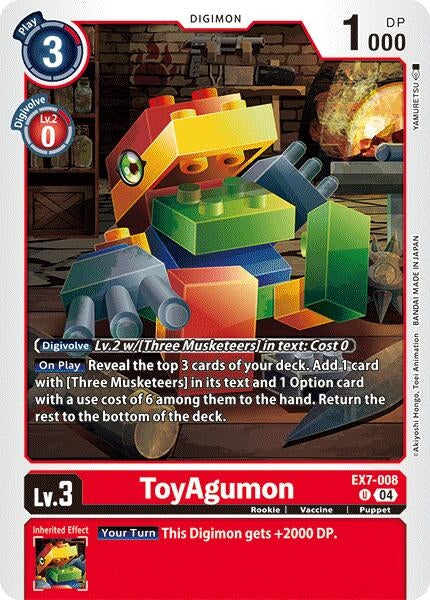 Image for ToyAgumon - EX7-008 [Digimon LIBERATOR]