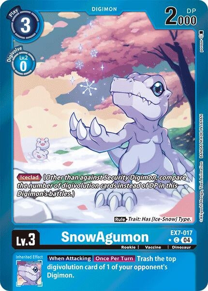 Image for SnowAgumon (Foil) [Digimon LIBERATOR]