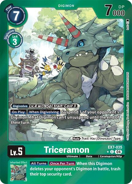 Image for Triceramon (Foil) [Digimon LIBERATOR]