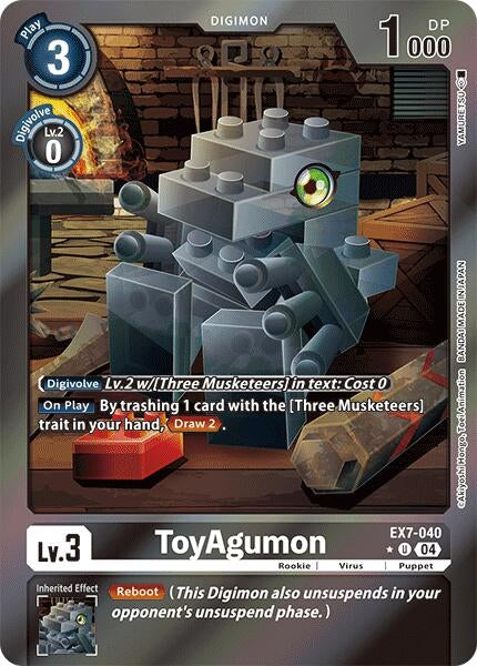 Image for ToyAgumon - EX7-040 (Foil) [Digimon LIBERATOR]