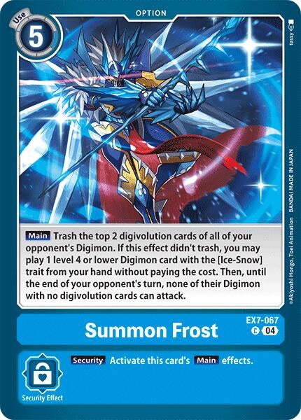 Image for Summon Frost [Digimon LIBERATOR]