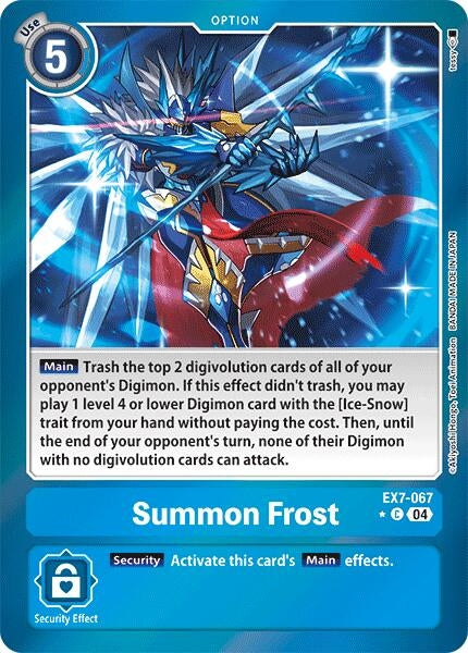 Image for Summon Frost (Foil) [Digimon LIBERATOR]