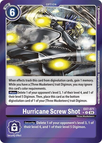 Image for Hurricane Screw Shot (Foil) [Digimon LIBERATOR]
