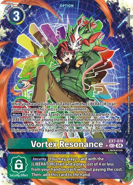 Image for Vortex Resonance (Alternate Art) [Digimon LIBERATOR]