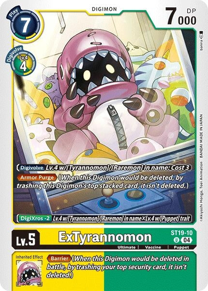 Image for ExTyrannomon [Starter Deck 19: Fable Waltz]