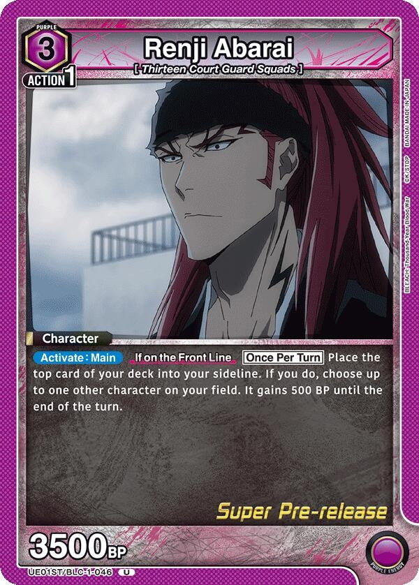 Renji Abarai 046 (UE01ST/BLC-1-046) [UE01ST PRE]