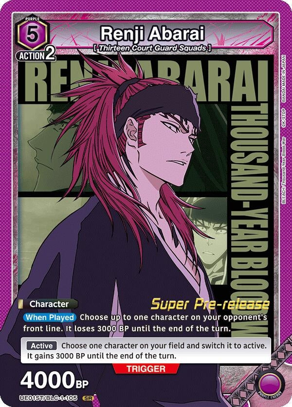 Renji Abarai 105 (UE01ST/BLC-1-105) [UE01ST PRE]