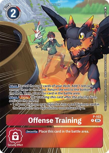 Image for Offense Training (Starter Deck 18 Exclusive) [Digimon Promotion Cards]