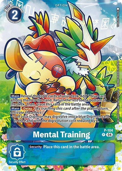Image for Mental Training (Starter Deck 18 Exclusive) [Digimon Promotion Cards]