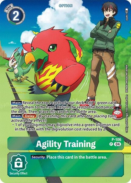 Image for Agility Training (Starter Deck 18 Exclusive) [Digimon Promotion Cards]