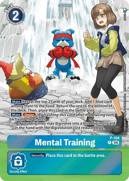 Image for Mental Training (Starter Deck 19 Exclusive) [Digimon Promotion Cards]