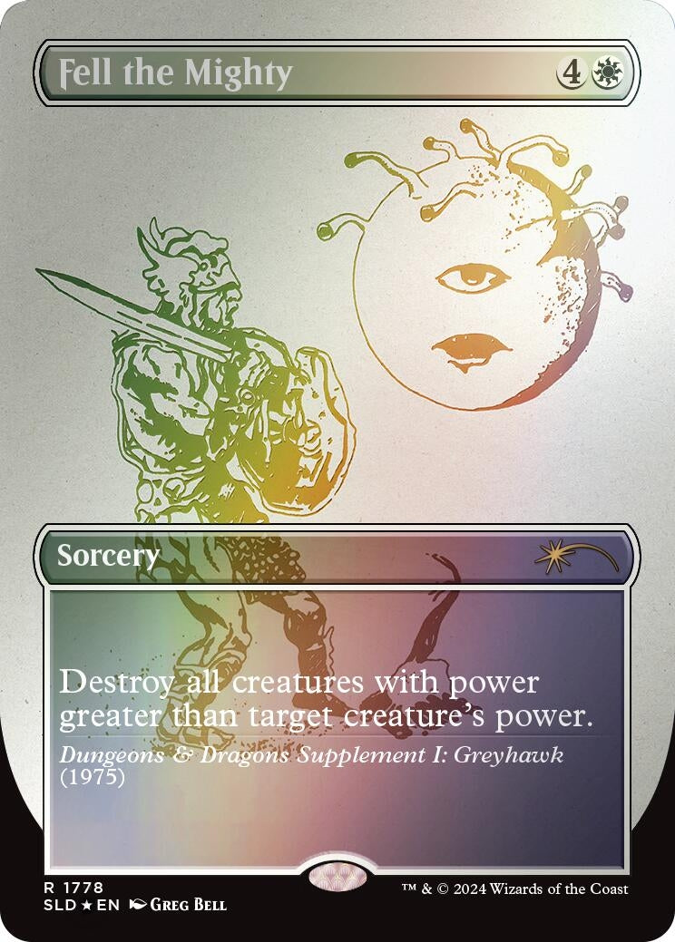 Fell the Mighty Rainbow Foil (1778) [SLD]
