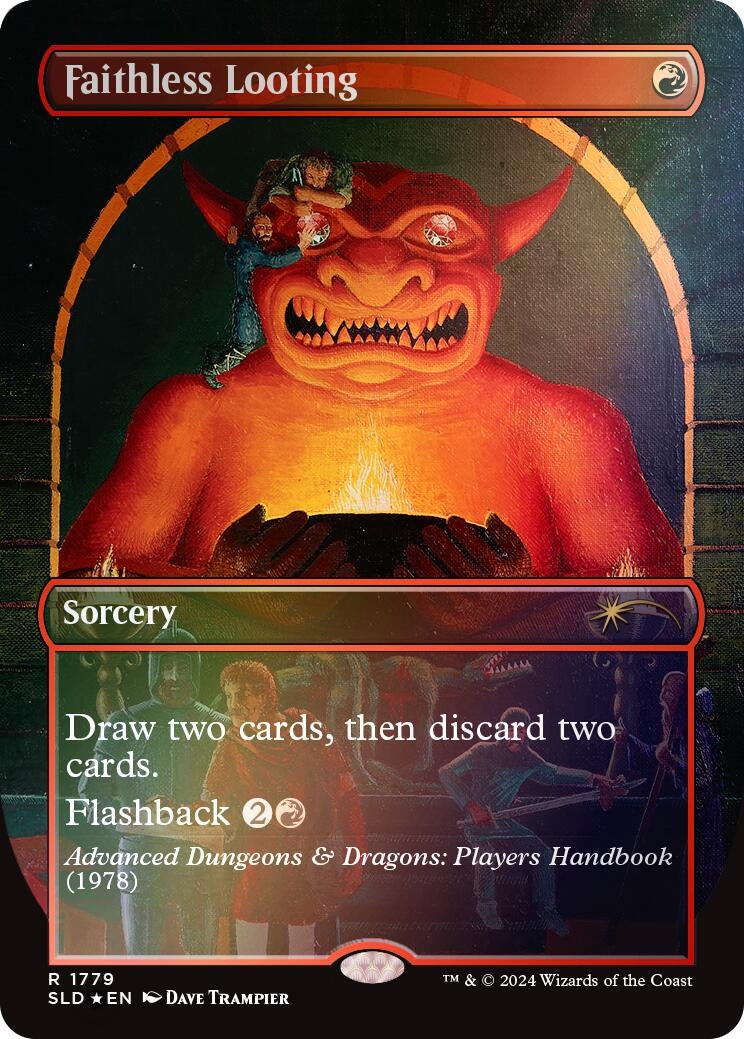 Faithless Looting Rainbow Foil (1779) [SLD]