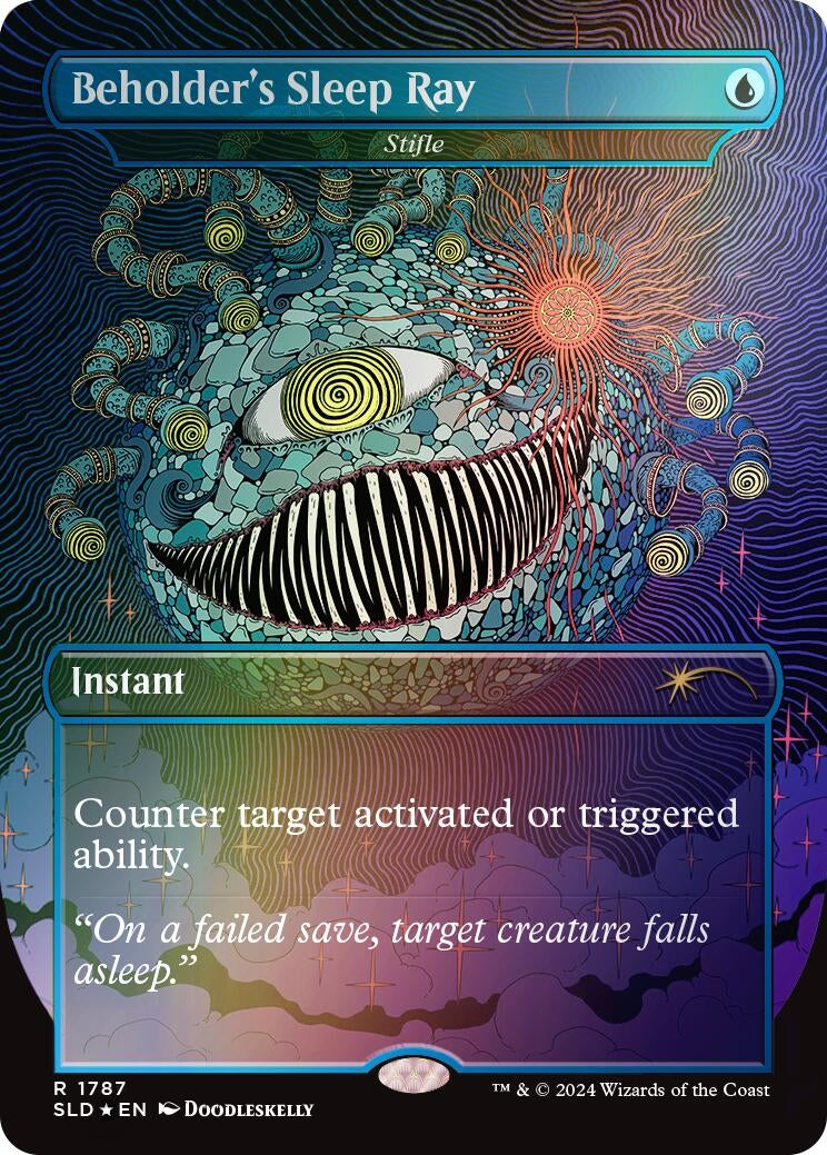 Beholders Sleep Ray Stifle Rainbow Foil (1787) [SLD]