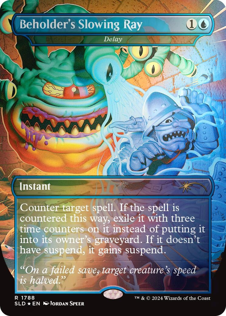 Beholders Slowing Ray Delay Rainbow Foil (1788) [SLD]