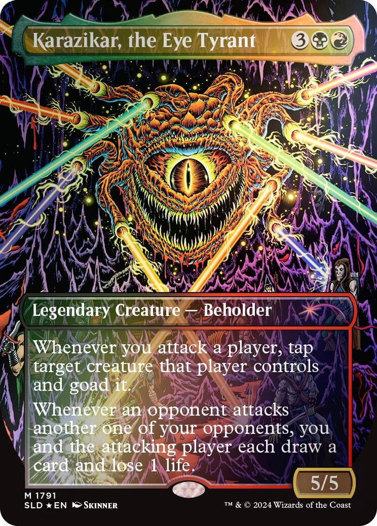 Karazikar the Eye Tyrant Rainbow Foil (1791) [SLD]