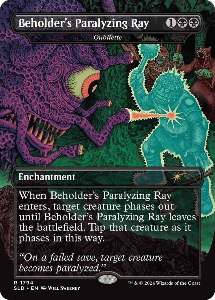 Beholders Paralyzing Ray Oubliette (1794) [SLD]
