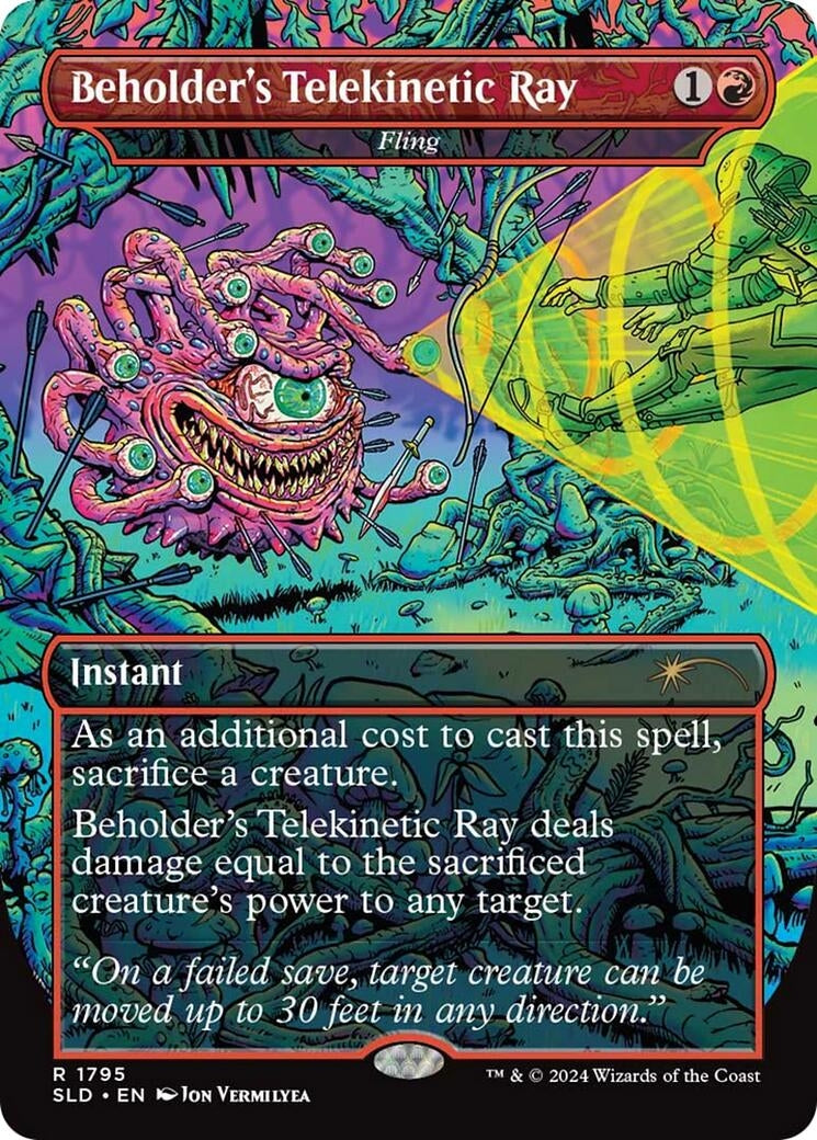 Beholders Telekinetic Ray Fling (1795) [SLD]
