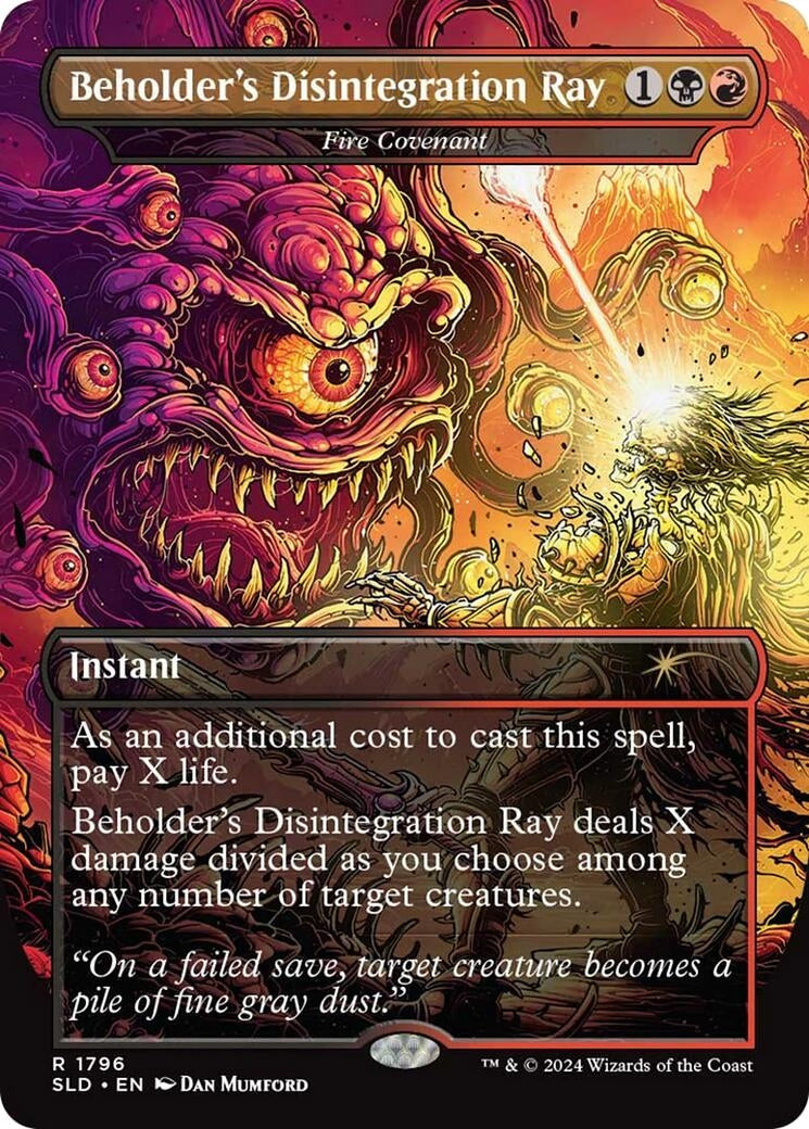 Beholders Disintegration Ray Fire Covenant (1796) [SLD]