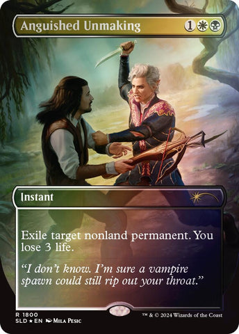 Anguished Unmaking 1800 Rainbow Foil (1800) [SLD]