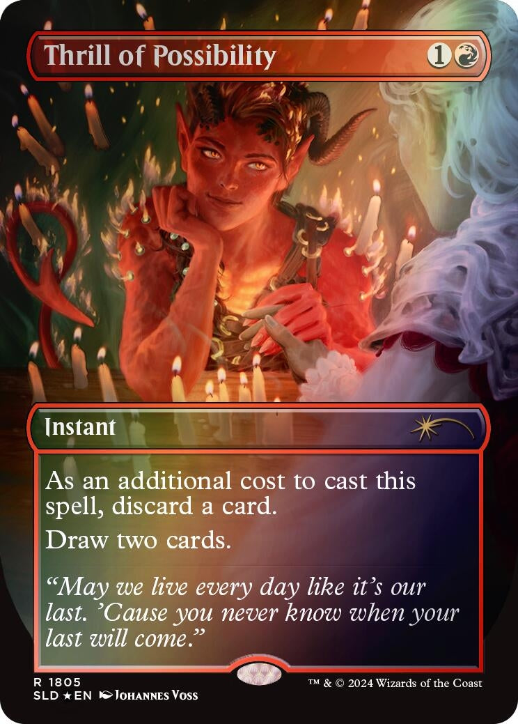 Thrill of Possibility Rainbow Foil (1805) [SLD]