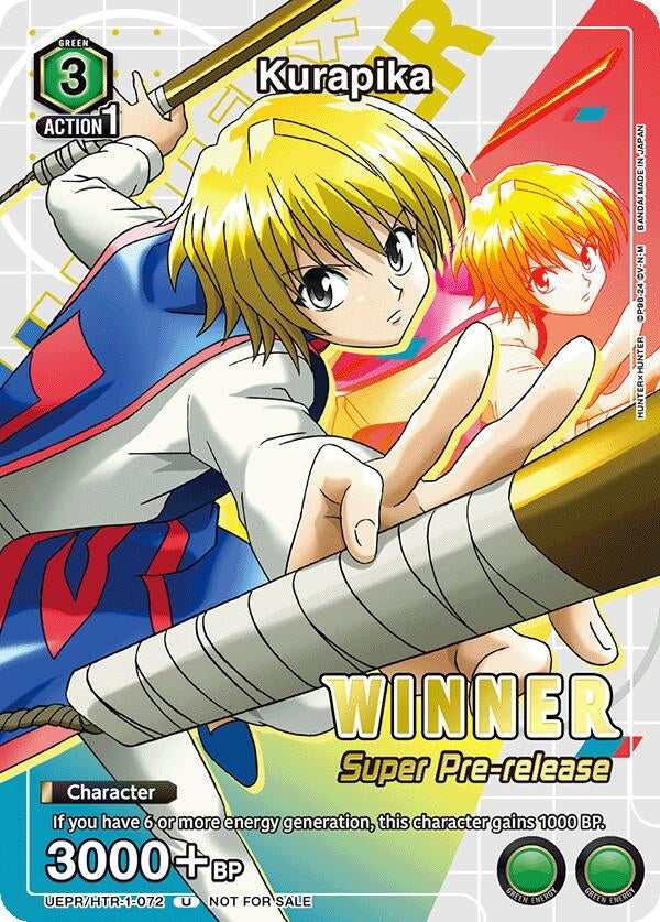 Kurapika Super Pre Release Winner (UE02ST/HTR-1-072) [UE02ST PRE]
