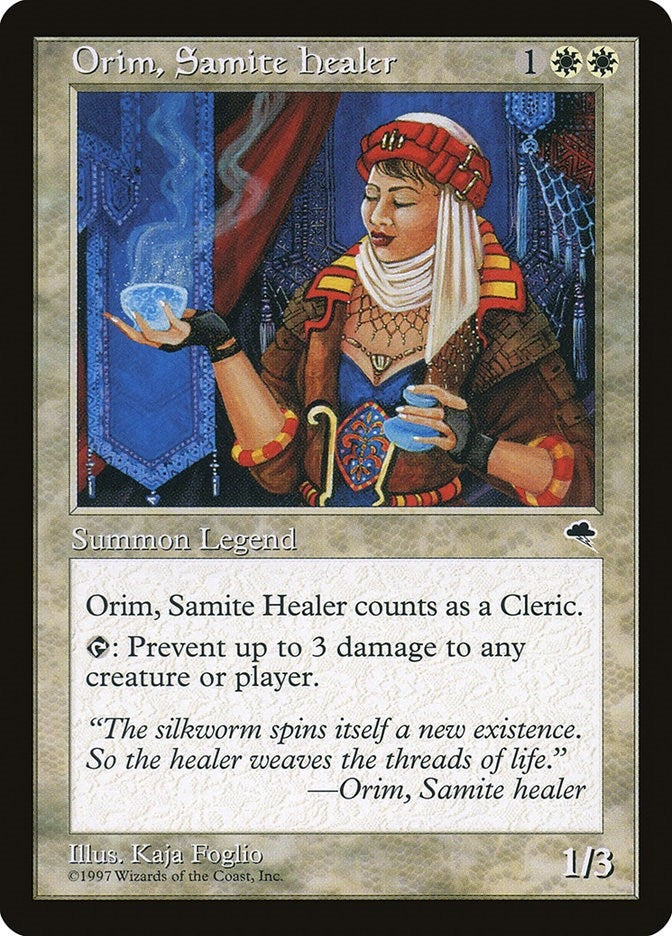 Orim Samite Healer (33) [TMP]