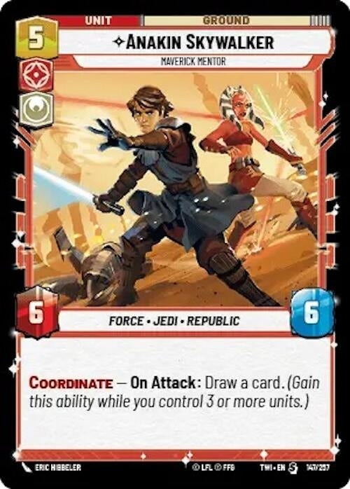 Anakin Skywalker Maverick Mentor (147/257) [TOR]