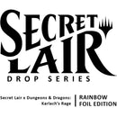 Secret Lair Drop Secret Lair x Dungeons and Dragons Karlachs Rage Rainbow Foil Edition [SLD]
