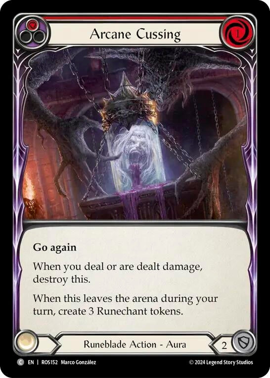 Image for Arcane Cussing (Red) [Rosetta]