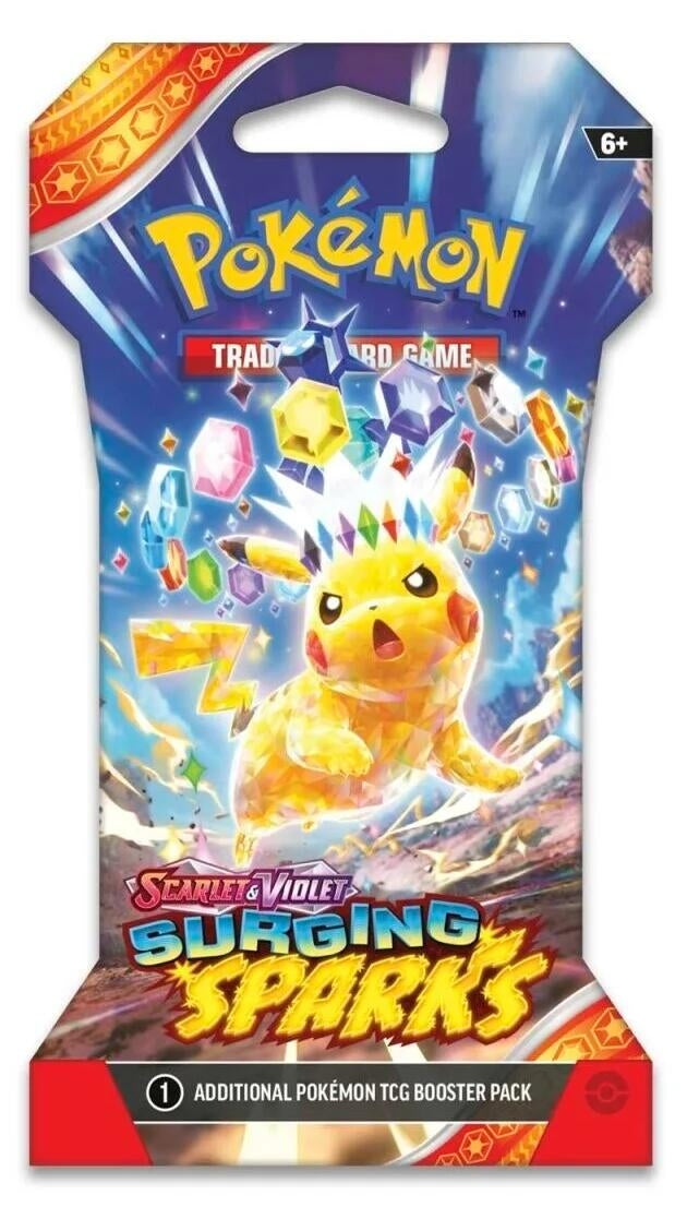 Image for Surging Sparks Sleeved Booster Pack [SV08]