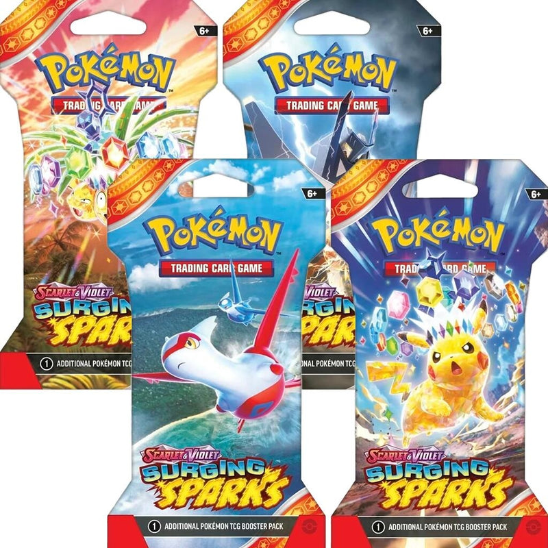 Image for Surging Sparks Sleeved Booster Pack Bundle [Set of 4] [SV08]