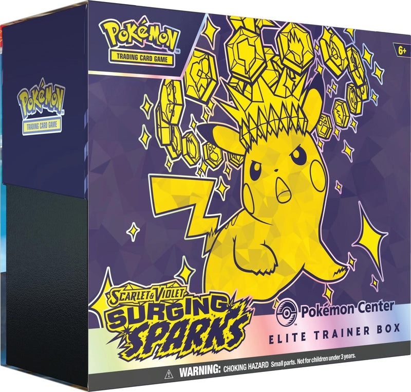 Image for Surging Sparks Pokemon Center Elite Trainer Box (Exclusive) [SV08]