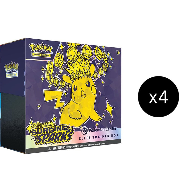 Image for Surging Sparks Pokemon Center Elite Trainer Box (Exclusive) Case [SV08]